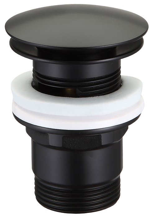 Bunnventil pop-up 1 1/4" Ø66 mm svart